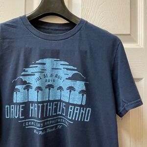 Dave Matthews Band Sz Medium West Palm Beach, FL 2015 Pre-Order Tee Ticketmaster